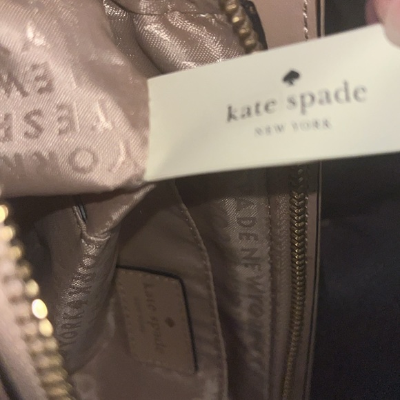 NWOT ♠️Kate Spade ♠️ tan leather crossbody/shoulder bag - Picture 13 of 14